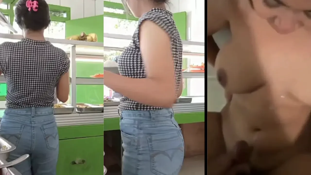 Yang lagi heboh bos rumah makan sikat karyawan baru di dapur...